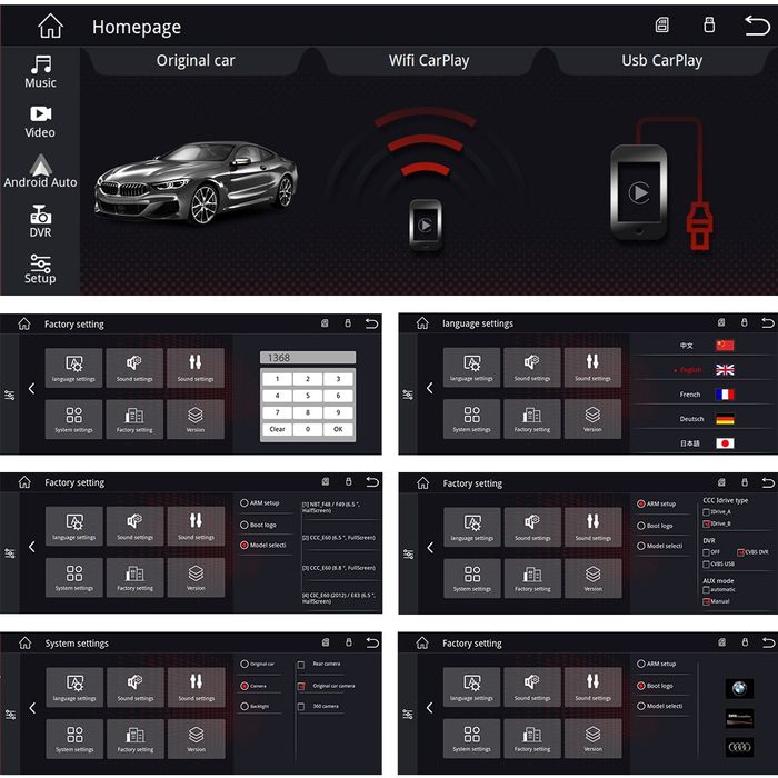 Navigatie Bmw X1, X3, E83,E84,E81,E82,E87,E88 Android