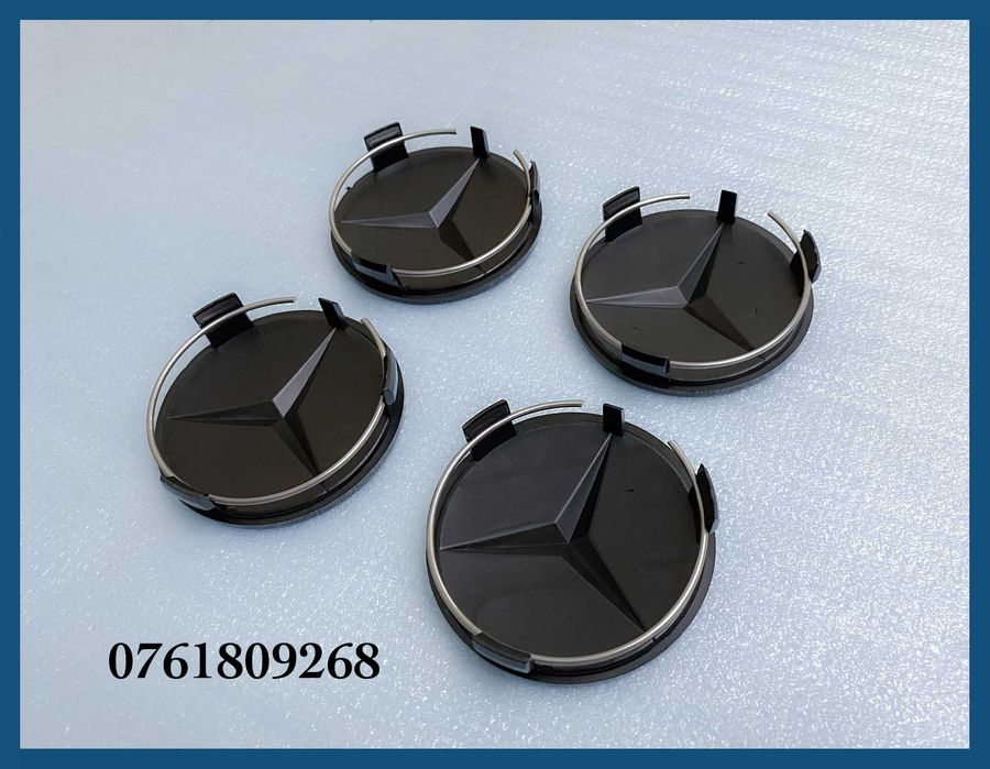 Set 4 capace 75mm jante aliaj Mercedes Benz