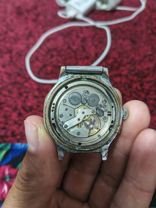 SLAVA (Слава) original sovet mexanik soati, 26 jewels, sana ko‘rsatgic