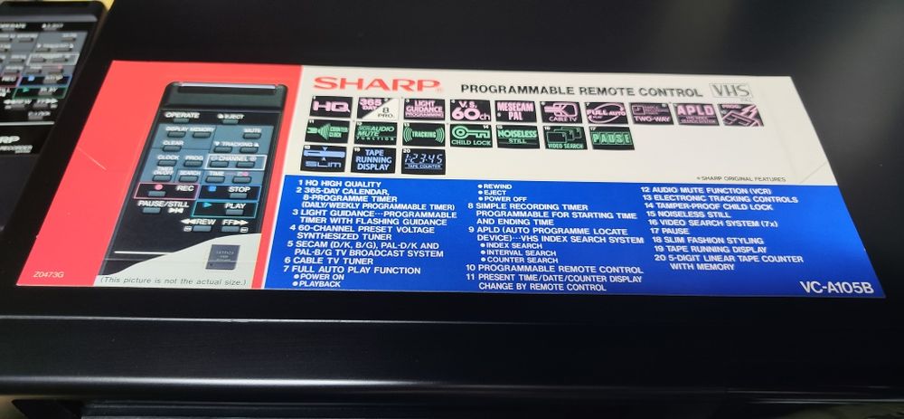 SHARP из 80  полный видеомагнитофон