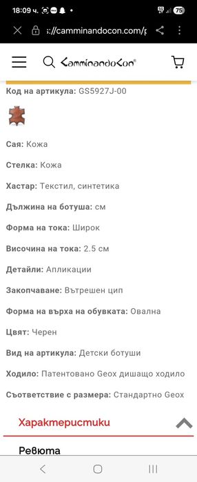 Детски ботуши GEOX J93C3A