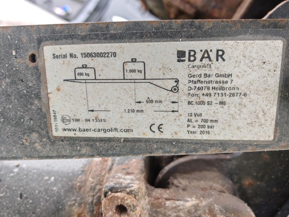 Lift iveco daily an 2017