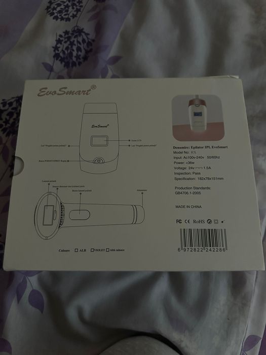 Epilator IPL EvoSmart™ RX, Pentru Epilare Definitiva
