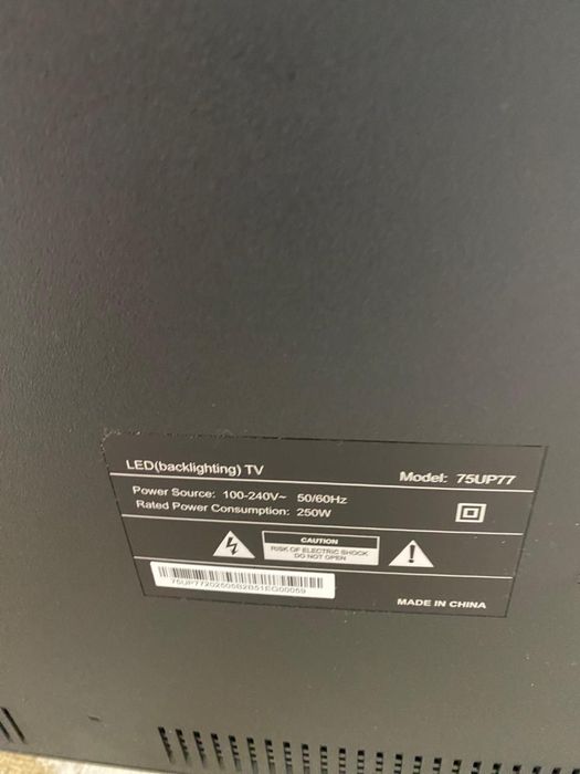 Телевизор на запчасти