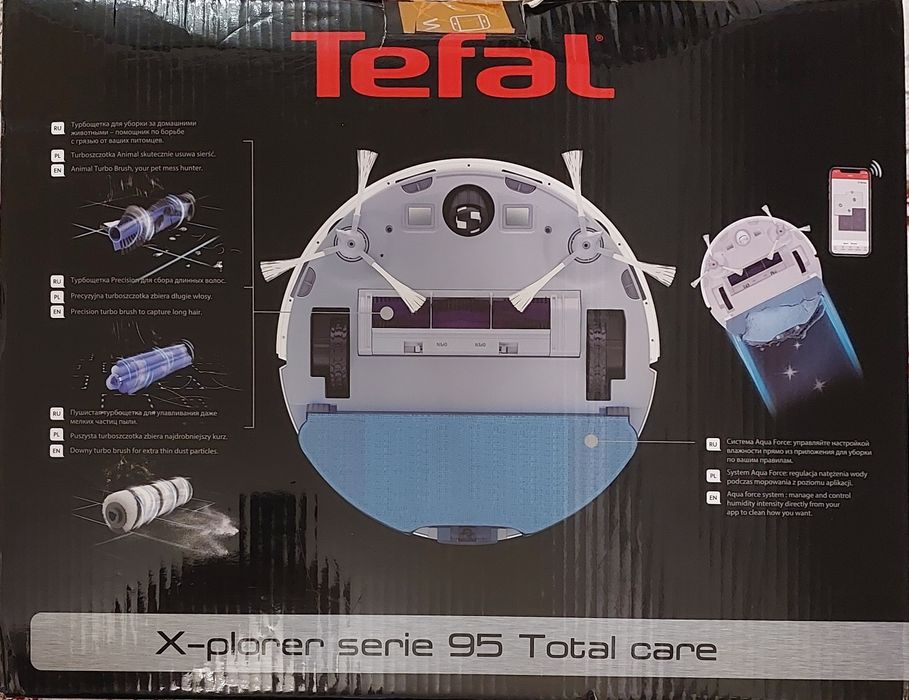 Робот пылесос тефаль