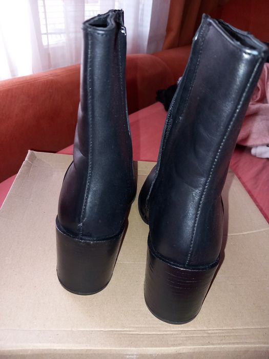 Нови (с етикети) боти от естествена кожа, 39 номер