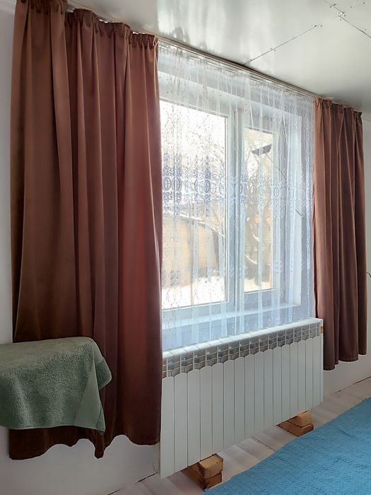 Продам готовый штор с тюльом.