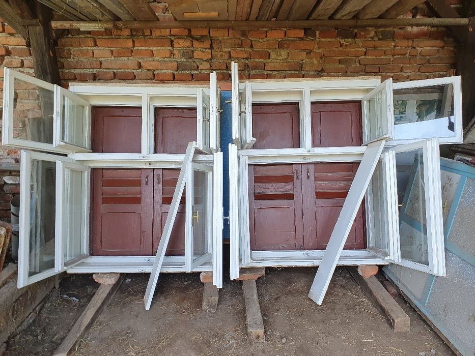 Vand geamuri casa saseasca,duble, 2 și 4 canate în stare f.buna
