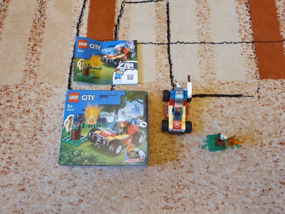 Lego City: Incendiu în pădure 60247 - 84 piese (cutie originala)