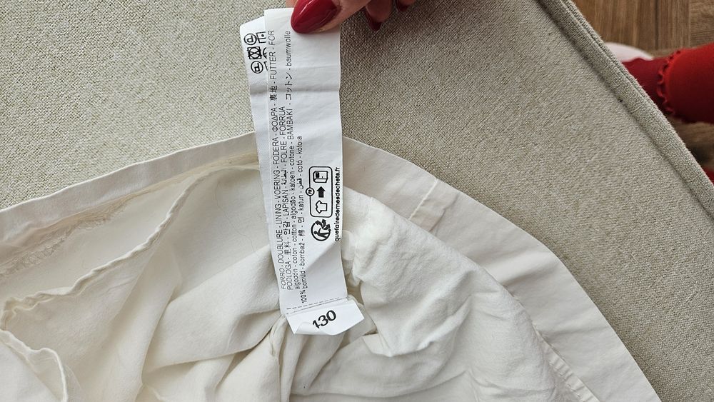 Детска рокличка Zara Kids с панделка 104 см (3-4 г.)