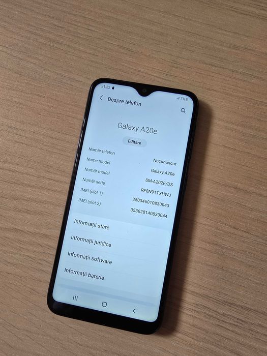 Samsung A20e