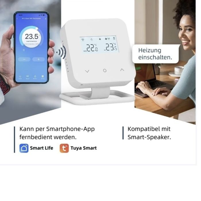 Termostat Beok Inteligent pentru Boilere pe Gaz Fără Fir