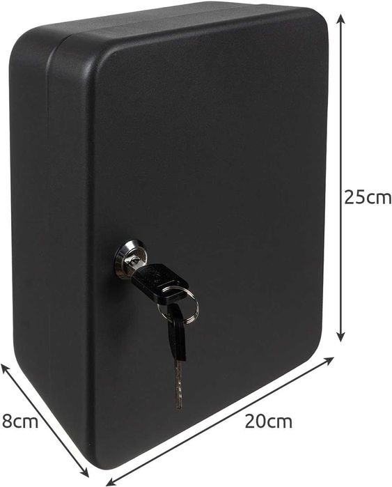 Caseta de siguranta metalica ptr. chei 48 posturi include 48 brelocuri