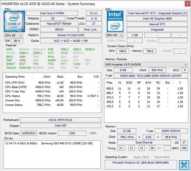 Placa de baza Asus Z97M-Plus soket 1150 Intel Gen 4 Slot M2