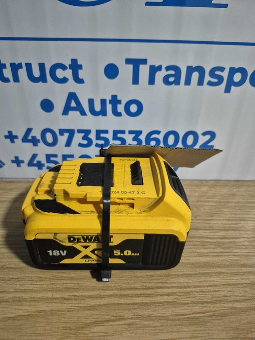 baterie dewalt 18 v 5 ah - lot 12-25-25