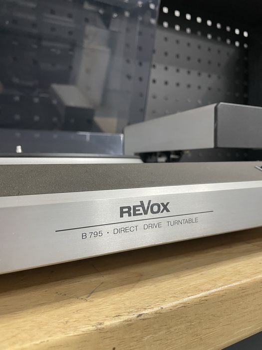 Pickup revox b795 cu doza shure m95ed direct drive tangential