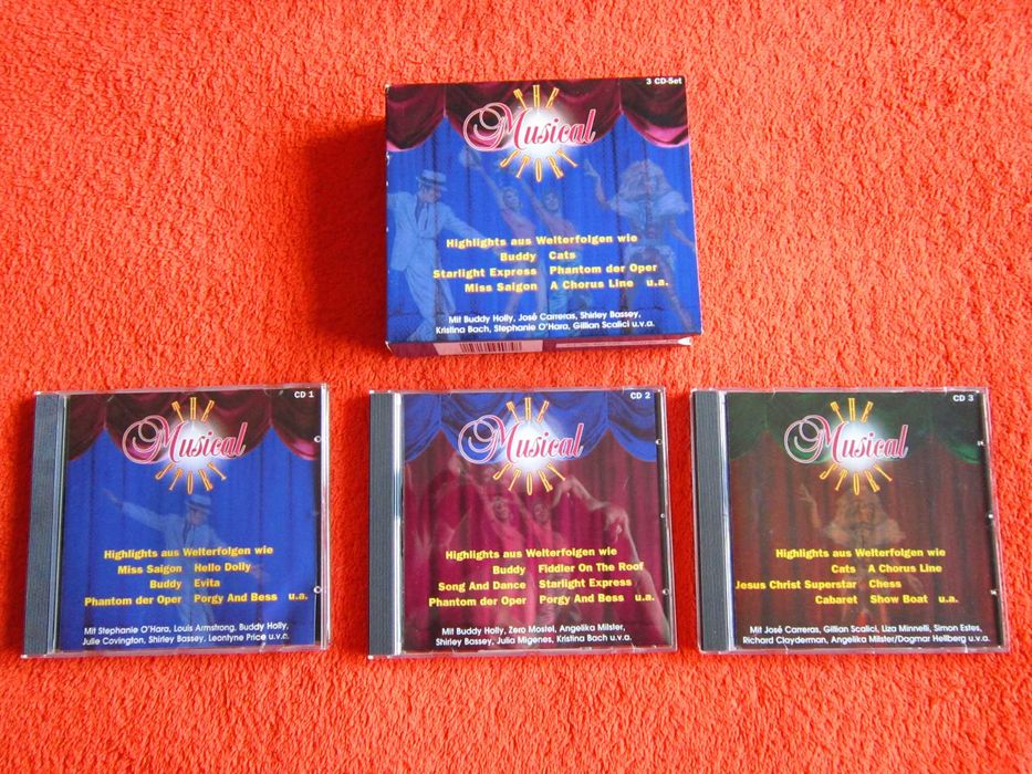 rar 3cd Musical Story - O'Hara,Liza Minnelli,Carreras,Armstrong 1995