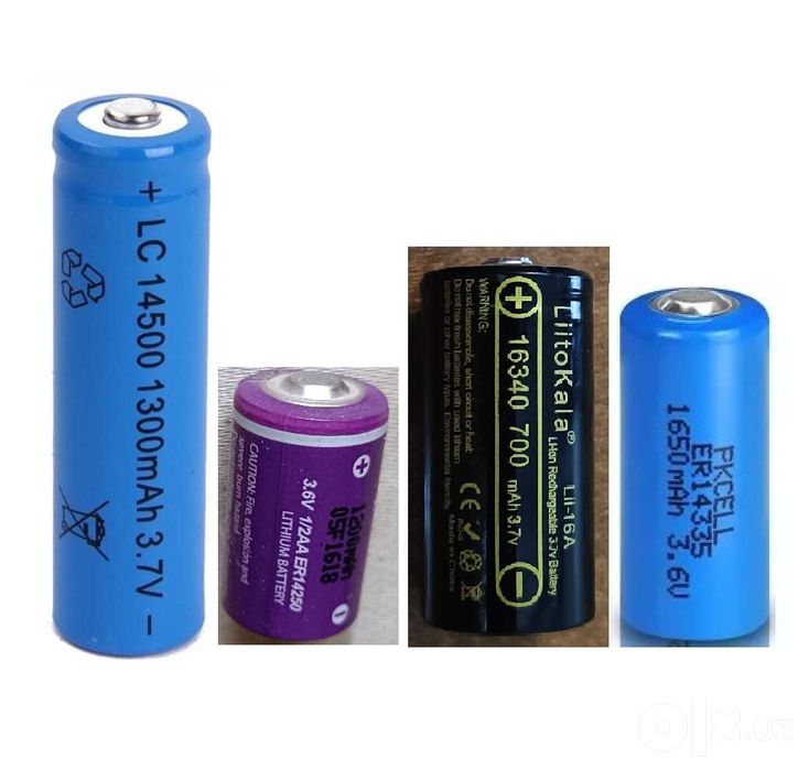 Перезаряжаемая литиевая батарея Li-DZ 14500/1500mAh 3,7V