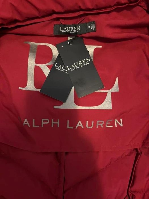 geaca noua Ralph Lauren down cu eticheta dama puf rata