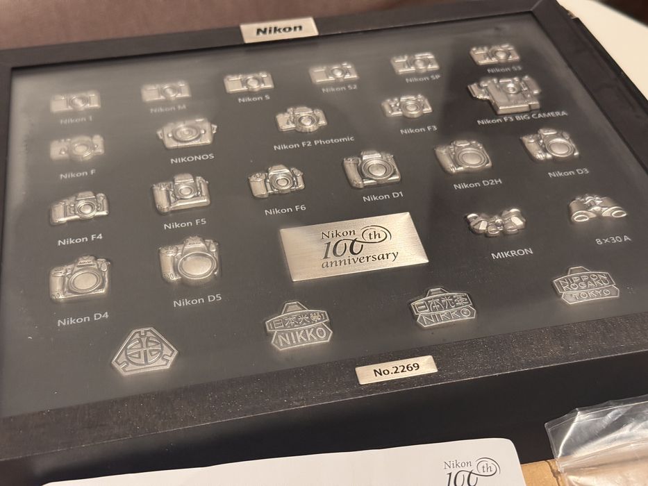 Colecție rară Pin-uri Nikon 100th Anniversary - Nr. 2269