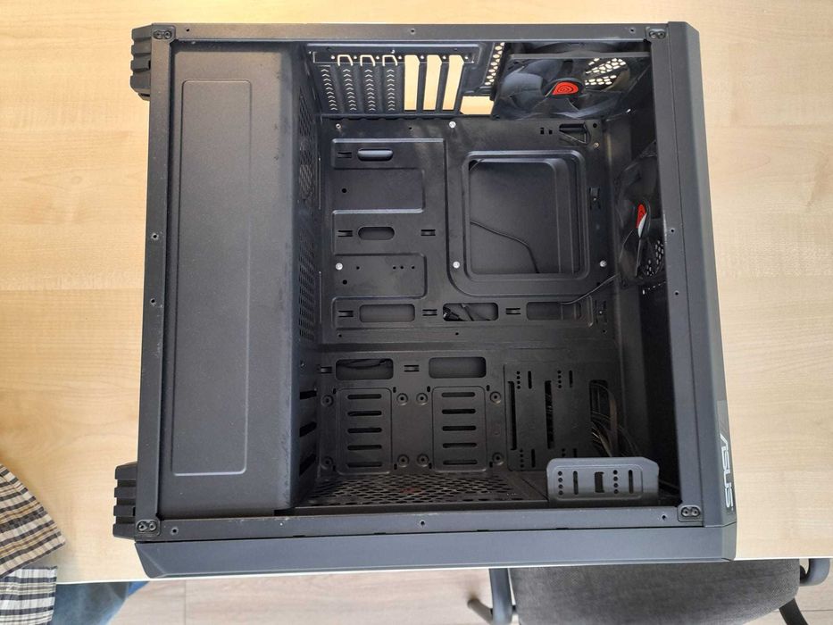 Carcasa PC tower MYRIA, ATX, neagra - 3 ventilatoare incluse 140 lei