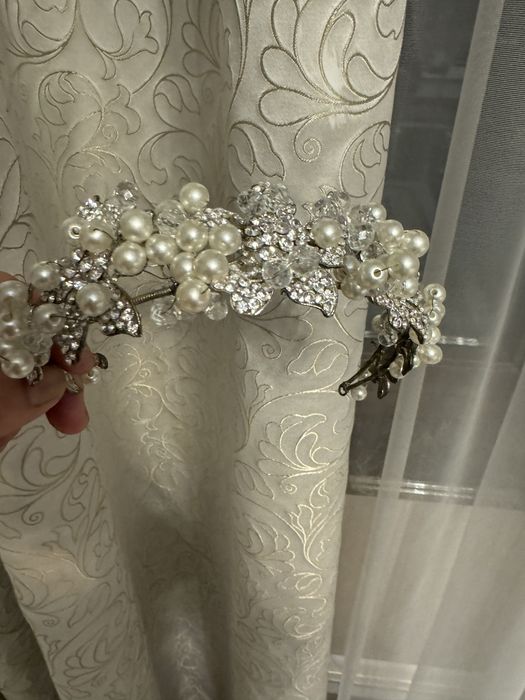 Ободок свадебный