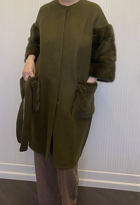 Пальто из альпаки