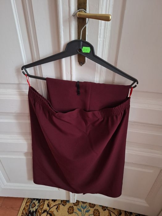 Costum dama culori bordo cu fusta cadou pantaloni