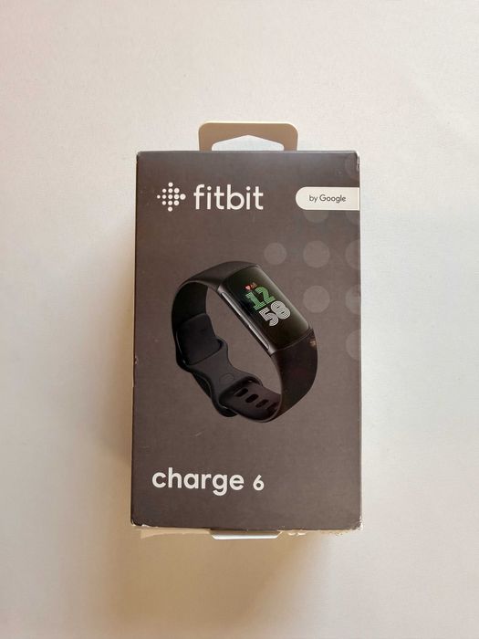 Fitbit Charge 6 Black, sigilata