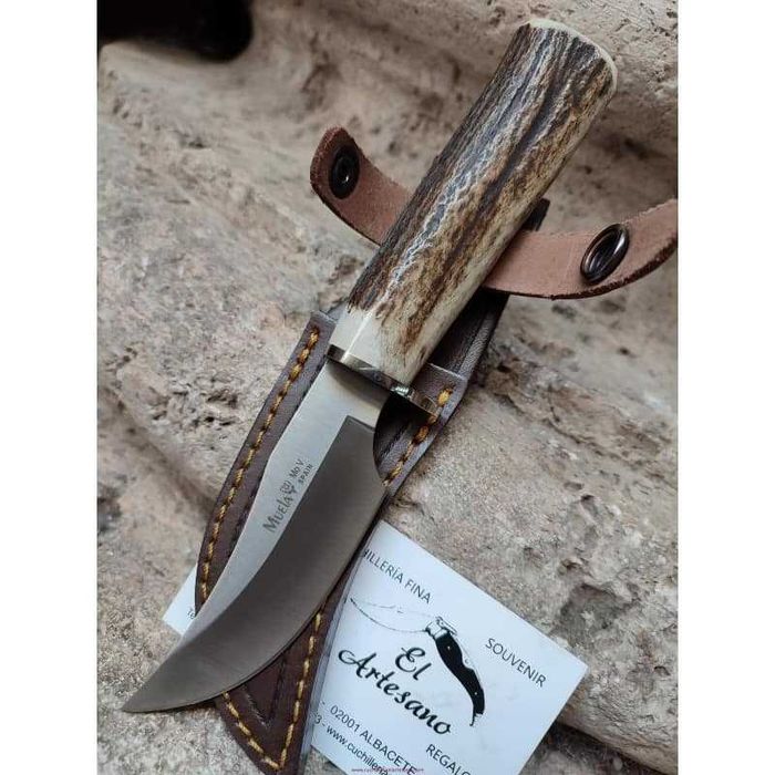 Ловен нож за дране Muela DP-10A с кожена кания