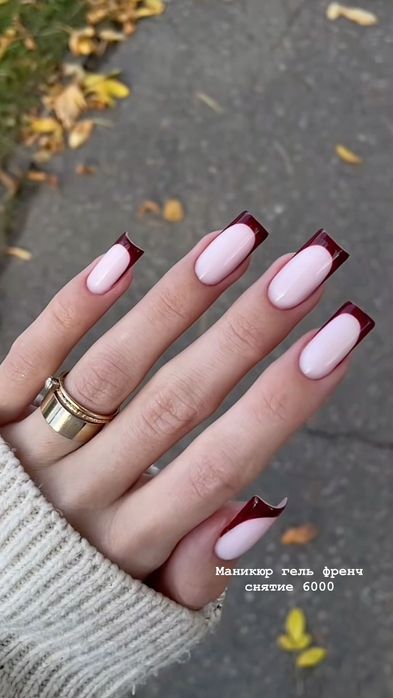 Маникюр с гелем