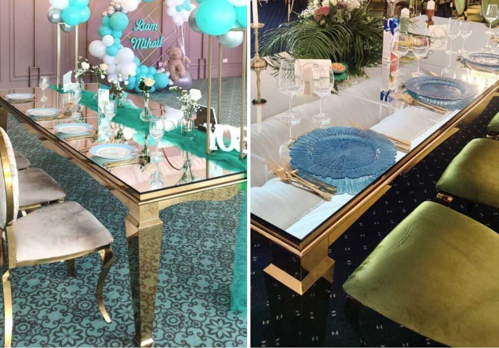 Mese de lux săli EVENIMENTE ballroom masă prezidiu candy bar CARTIER