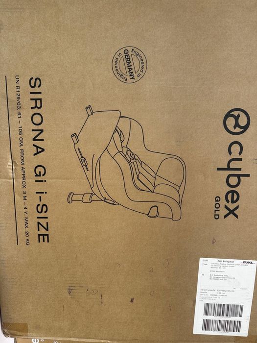 2x Cybex Sirona Gi i-Size (Gold), rotativ 360, Isofix-stare excelenta