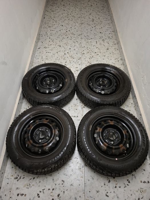 195 65 р15 Шины с дисками диски с шинами good year титанка титановые д