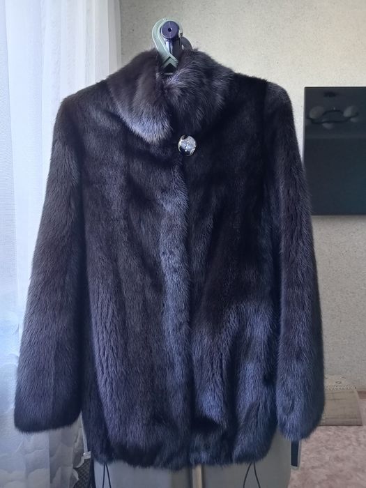 Шүба норковая темно коричневая