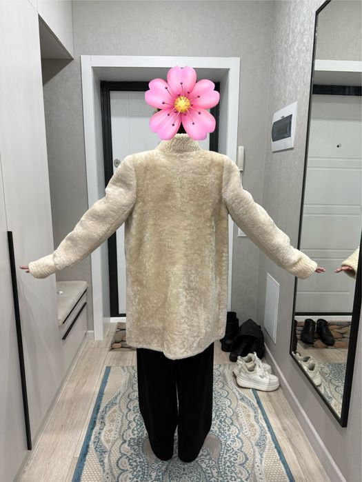 Натуральная шуба из овчины.!