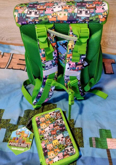 НОВА Ученическа раница Minecraft Ergonomic