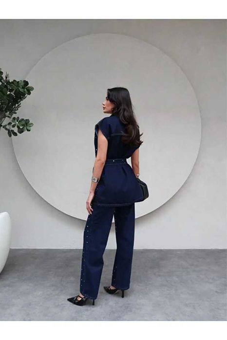 Trendyol сет от панталон и елек с колан