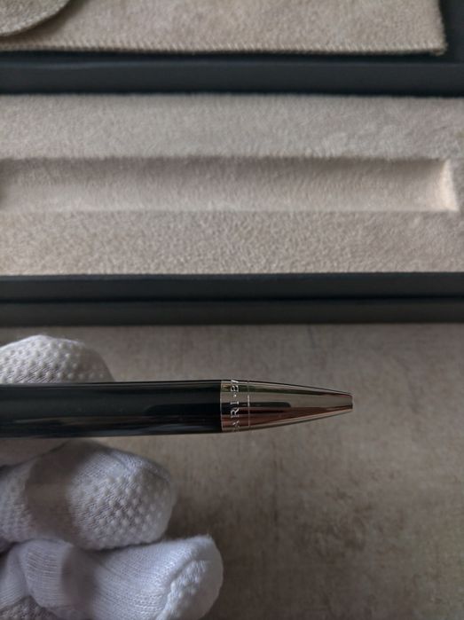 BVLGARI Ballpoint Pen Black & Silver
