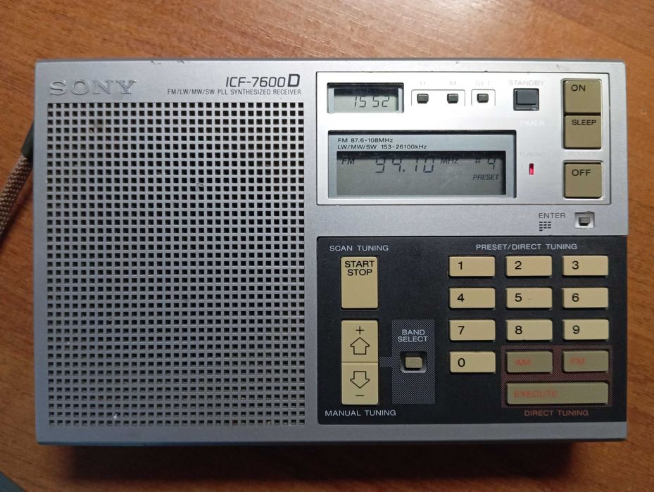 Преносимо радио с цифров тунер