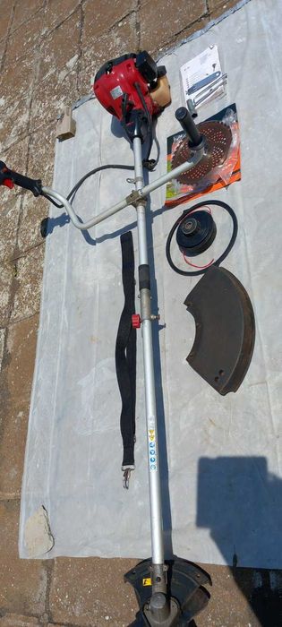 Бензинова коса с нож и корда Ikra Mogatec BF25