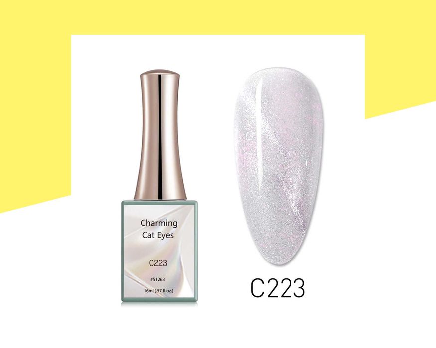 Професионален UV/LED магнитен гел лак CANNI, котешко око - 16 мл.