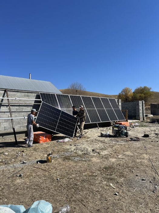 Установка солнечных батарей