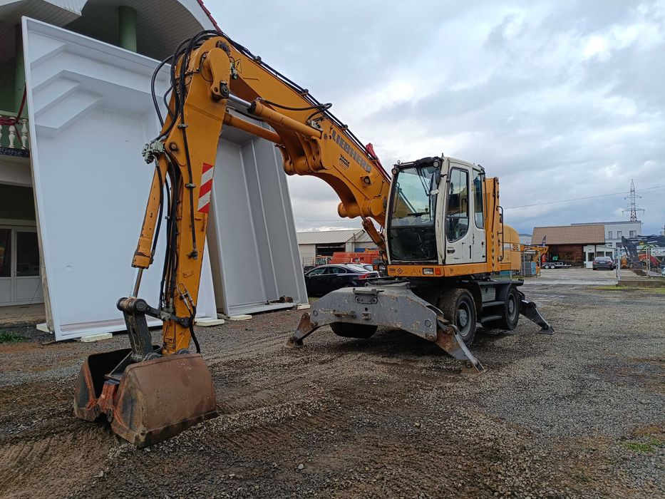Excavator pe roti Liebherr A316, 21 tone, pentru manipulare, 2009