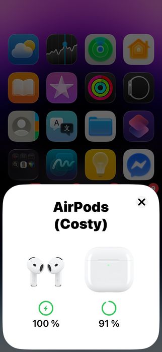 Airpods 4 2024 folosite de cateva ori