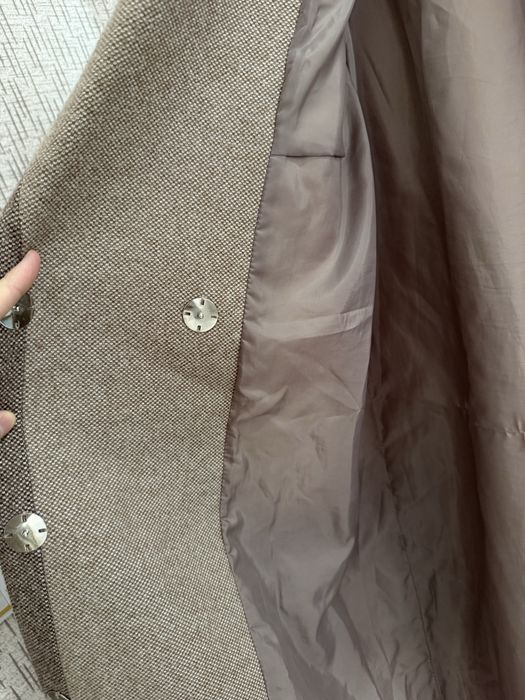 Теплое длинное пальто