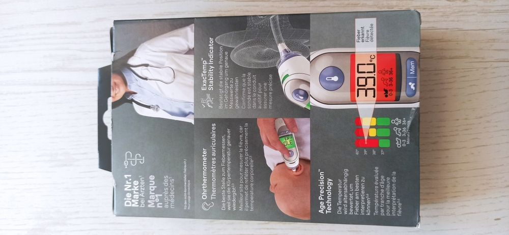 Безконтактен термометър за ухо Braun Thermoscan 7