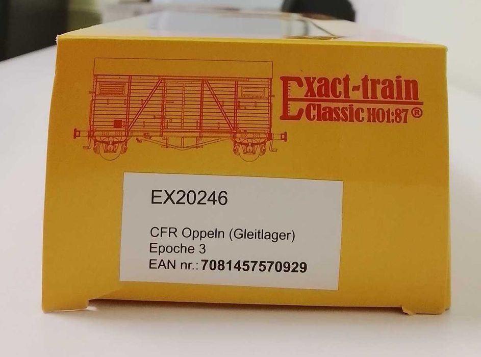 macheta Vagon CFR  GVSF uși glisante Exact Train Ep.III nou raritate