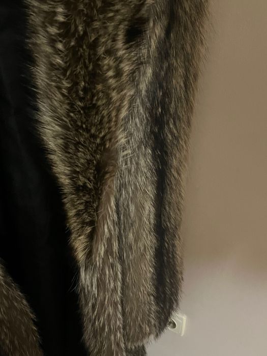 Луксозно кожено палто