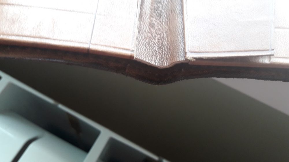 Портфейл от щраус-кафяв, нов